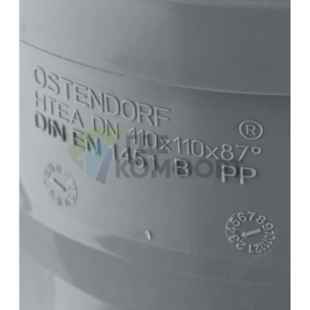 Тройник канализационный HTEA 110х110/90° Ostendorf - фото 3