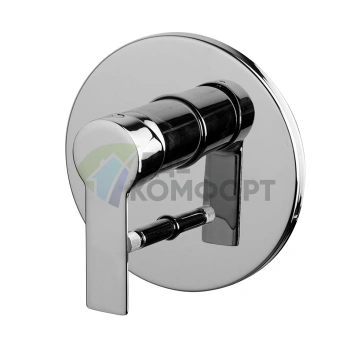 Смеситель для душа Fima Carlo Frattini встраиваемый с переключателем на 2 источника (хром) (F3139X2CR) - фото 1