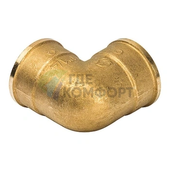 Угольник Stout внутренняя/внутренняя резьба латунный ВВ 1 1/4 - фото 3