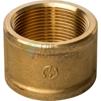 Муфта STOUT ВВ 1 1/2 внутренняя резьба латунная - фото 3
