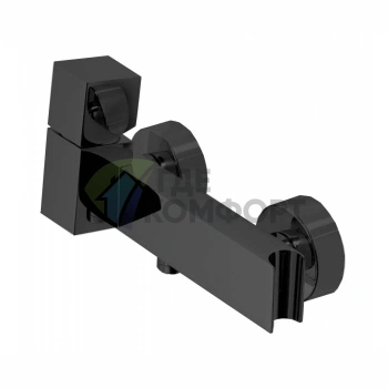 Наружный смеситель для душа Bossini Cube 1/2, матовый черный (Z004102.073) - фото 1