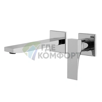 Смеситель для раковины Fima Carlo Frattini Bathroom Zeta встраиваемый хром (F3971NLX8CR) - фото 1