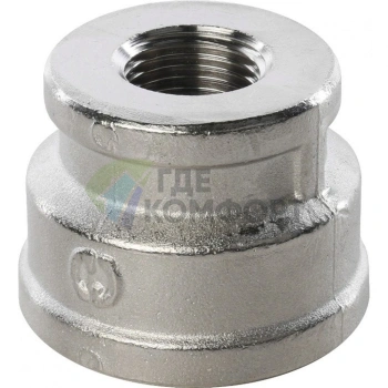 Муфта STOUT ВВ 1 1/4 x 3/4 никелированная - фото 2