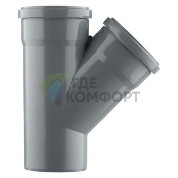 Тройник канализационный HTEA 110х110/45° Ostendorf - фото 1