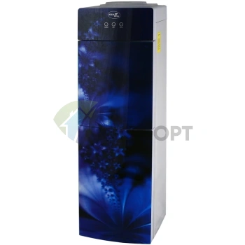 Кулер для воды напольный Aqua Well 2-JX-5 ПКС YLR-2-JX-5 синий с флуоресцентным рисунком - фото 1