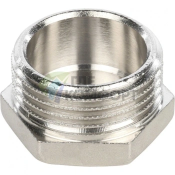 Заглушка STOUT НР 1 наружная резьба никелированная - фото 4