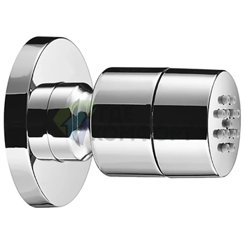 Круглая боковая форсунка CISAL Cherie в хромированном исполнении (DS01509021) - фото 1