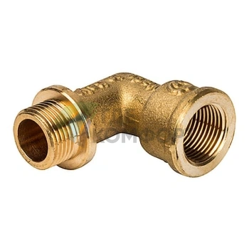 Угольник STOUT с упором внутренняя/наружная резьба 3/8 - фото 1