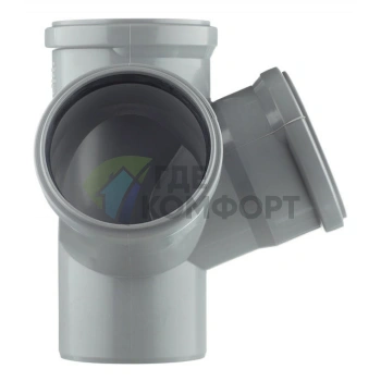 Крестовина канализационная HTED 110х110х110 67° двухплоскостная Ostendorf - фото 2