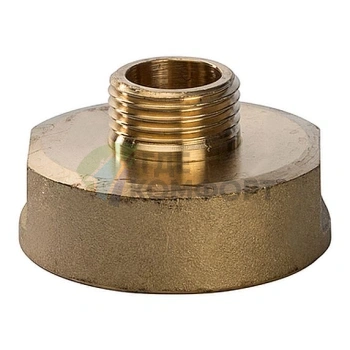 Переходник STOUT ВН 1 x 3/4 внутренняя/наружная резьба латунный - фото 2