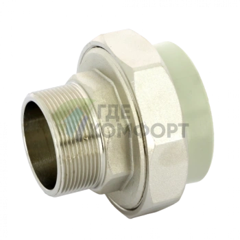 Разъёмное соединение PPR с наружной резьбой 63x2 FV-Plast - фото 1