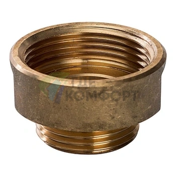 Переходник STOUT ВН 2 x 1 внутренняя/наружная резьба латунный - фото 1