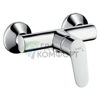 Смеситель для душа Hansgrohe Focus E2: настенный, хром - фото 1