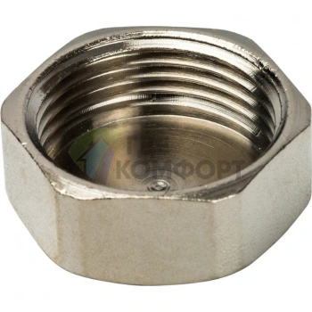 Заглушка STOUT ВР 1 внутренняя резьба никелированная - фото 3
