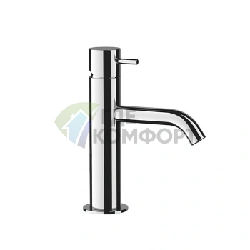 Смеситель Kerasan Nolita для раковины однорычажный, без донного клапана, хром (922690 cr) - фото 1