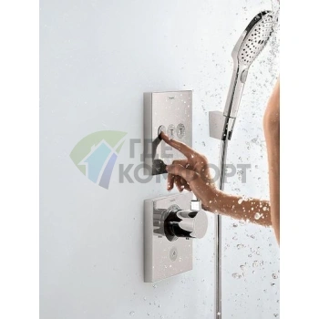 Термостатический смеситель для душа Hansgrohe ShowerSelect Highflow 15761000 - фото 3