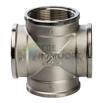 Крестовина STOUT ВВ 2 внутренняя резьба никелированная - фото 2