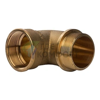 Угольник STOUT с упором внутренняя/наружная резьба 2 - фото 1