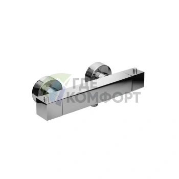 Настенный термостатический смеситель для душа Fantini Mint без душевого набора, хром (34 02 F030) - фото 1