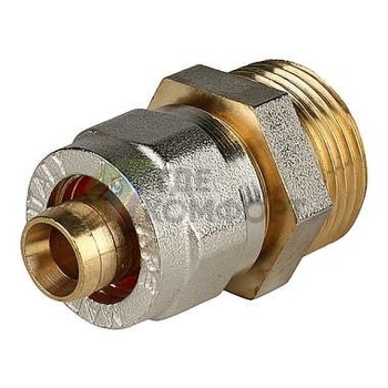 Переходник для металлопластиковых труб STOUT с наружной резьбой НР 3/4 x 16 резьбозажимной - фото 3