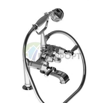 Смеситель для ванны Stella Eccelsa Leve с ручным душем, хром (3274RG306) (EL 02207 CR00) - фото 1