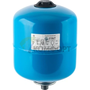 Гидроаккумулятор Stout STW-0001-000008 вертикальный 8 л - фото 1
