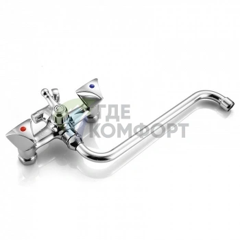 Смеситель Iddis Praktic 27014B1K универсальный - фото 2