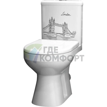 Унитаз-компакт Лорена Тауэр от Оскольской керамики