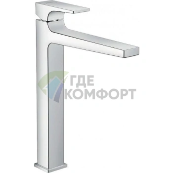 Смеситель Hansgrohe Metropol для раковины с донным клапаном Push-Open - фото 1