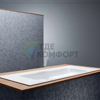 Раковина BETTEAqua встраиваемая 100х49 5х9 cм без отв под смесительитель без перелива с крепежом цвет белый - фото 1