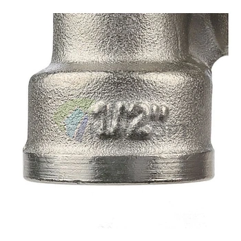 Угольник Stout внутренняя/внутренняя резьба латунный ВВ 3/4 x 1/2 никелированный - фото 4