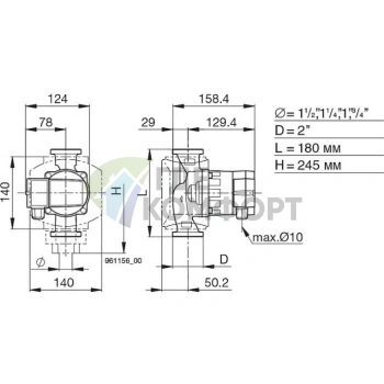 Циркуляционный насос Biral AX 12-2 - фото 4