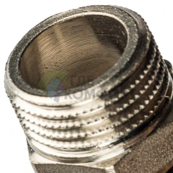 Ниппель STOUT HH 1/2 наружная резьба никелированный - фото 4