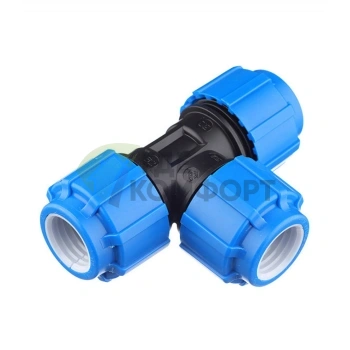 Тройник 32 ПНД Политэк - фото 1