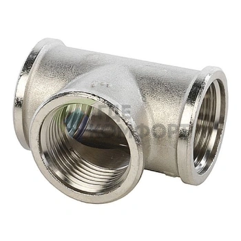 Stout Тройник ВВ никелированный 1 - фото 1