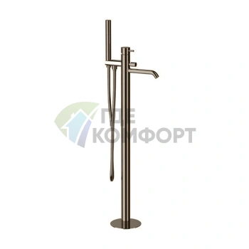 Смеситель для ванны напольный Kerasan Nolita с ручной лейкой (923094 ni) - фото 1