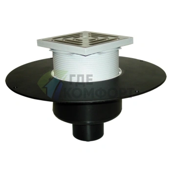 Кровельная воронка HL62BF с трапом и теплоизоляцией