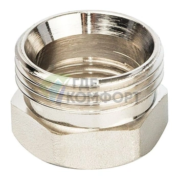 Разъемное соединение STOUT американка ВН с резиновым уплотнением 1/2 никелированное - фото 4