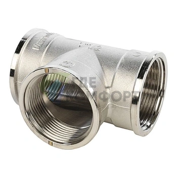 Stout Тройник ВВ никелированный 11/2 - фото 1