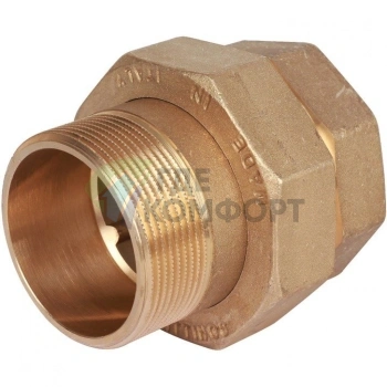 Разъемное соединение американка ВН 2, уплотнение под гайкой o-ring кольцо Stout - фото 3