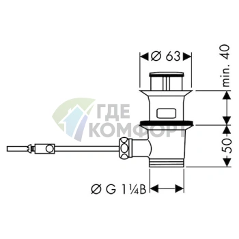Смеситель для раковины Hansgrohe Metris Classic 31073000 со стильным дизайном - фото 3