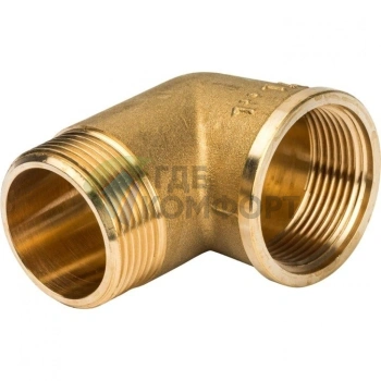 Угольник STOUT наружная/внутренняя резьба латунный НВ 1 1/4 - фото 3