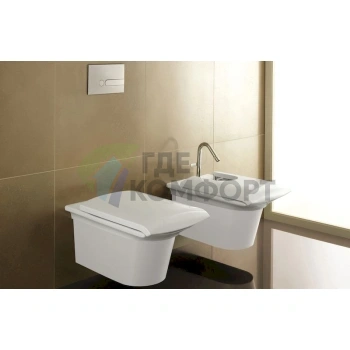 Подвесной унитаз Jacob Delafon Stillness E1303-00: элегантный и компактный дизайн - фото 3