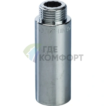 Удлинитель STOUT латунный 1/2 x 65 хромированный - фото 2