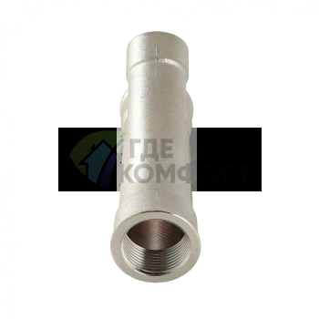 Тройник косой для гильзы под погружной датчик температуры 1/2x3/4 TIM (TDS032N ТИМ) - фото 2