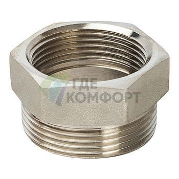 Разъемное соединение STOUT американка ВН с резиновым уплотнением 1 1/2 никелированное - фото 3