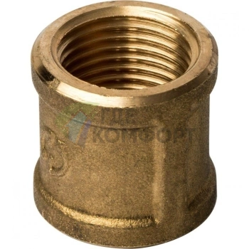 Муфта STOUT ВВ 1/2 внутренняя резьба латунная - фото 3