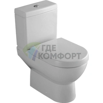 Унитаз-компакт подвесной Villeroy-Boch Subway 6610 10R1 с технологией Alpin-CeramicPlus