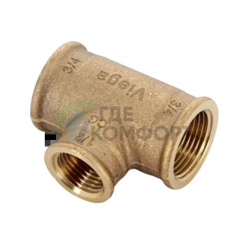 Тройник переходной с внутренней резьбой 3/4x1/2x3/4 Viega - фото 4