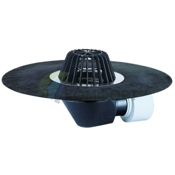 Кровельная воронка HL64H с листвоуловителем и теплоизоляцией